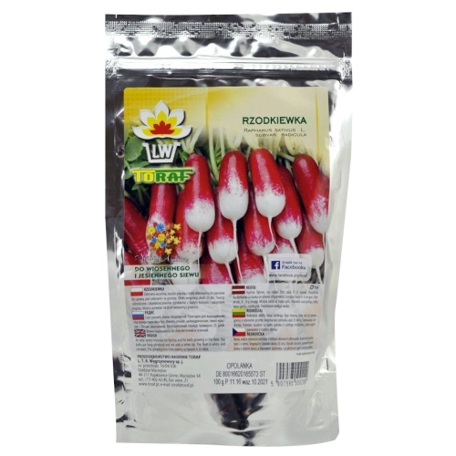 Rzodkiewka Opolanka nasiona 100g - TORAF 