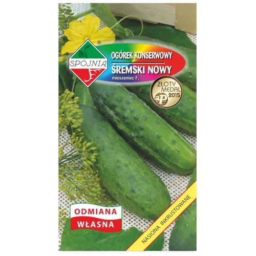 Ogórek gruntowy Śremski Nowy mieszaniec F1 nasiona 5g - Spójnia