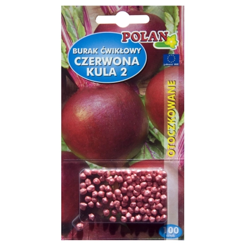 Burak ćwikłowy Czerwona Kula 2 nasiona otoczkowane 100szt. - POLAN