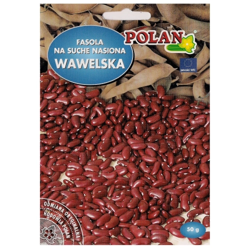 Fasola na suche nasiona karłowa Wawelska nasiona 50g - POLAN