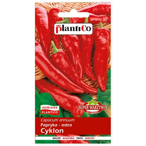 Papryka ostra Cyklon nasiona 0,5g - PlantiCo