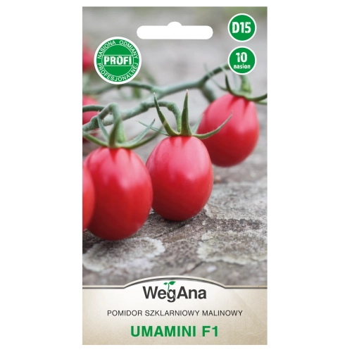 Pomidor szklarniowy malinowy cherry Umamini F1 nasiona 10zt. - WegAna