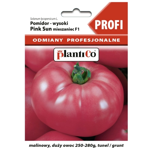 Pomidor pod osłony Pink Sun mieszaniec F1 nasiona 0,01g - PlantiCo