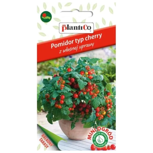 Pomidor typ cherry kulisty czerwony nasiona 0,1g - PlantiCo