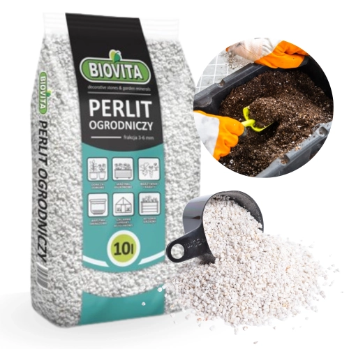 Perlit Ogrodniczy dodatek do podłoża 10L - Biovita
