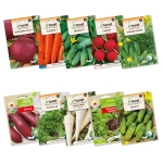 Nasiona warzyw na taśmie zestaw do uprawy 10 szt. - TORAF