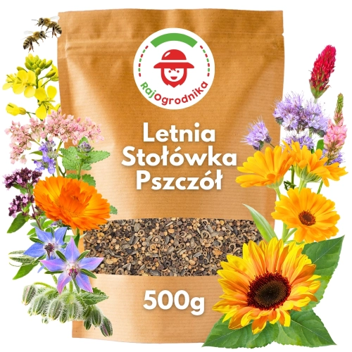 Letnia mieszanka miododajna intensywny pożytek dla pszczół nasiona 500g  - REDUM