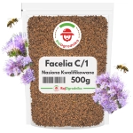 Facelia błękitna C/1 500 g – nasiona kwalifikowane, na poplon i dla pszczół
