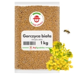 Gorczyca biała nasiona na poplon paszowa MIODODAJNA 1kg - REDUM