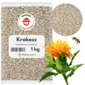 Krokosz barwierski 1 kg  nasiona na poplon miododajny karma dla ptaków - REDUM