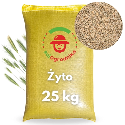 Żyto ozime 25 kg na poplon ozimy, zielony nawóz i poprawę gleby - REDUM