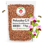 Groch siewny Peluszka nasiona C/1 na poplon 1 KG szybki wzrost - REDUM