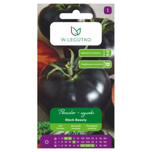 Pomidor Black Beauty nasiona 0,2g - W. Legutko
