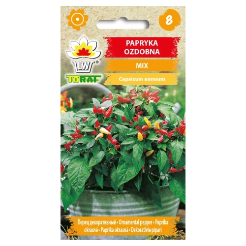 Papryka ozdobna mix nasiona 0,5g - TORAF