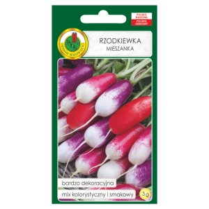 Mieszanka odmian rzodkiewek podłużnych nasiona 3g - PNOS
