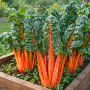 Burak liściowy Five Colours Orange odmiana o pomarańczowych łodygach nasiona 2,5 g - ReinSaat