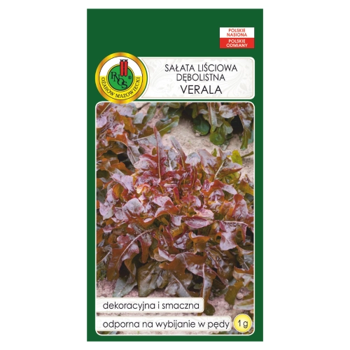 Sałata liściowa dębolistna Verala nasiona 1g - PNOS