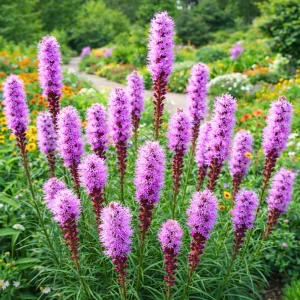 Liatris Spicata Liatra Fioletowa piękne kwiatostany cebule 10szt.