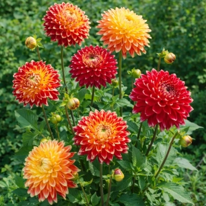 Dalia Talerzowa Akita duże wspaniałe kwiaty karpa 1szt. 