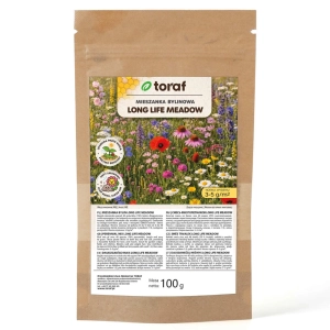 Łąka kwietna Mieszanka bylinowa Long Life Meadow nasiona 100g