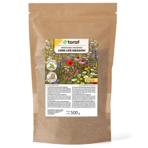 Łąka kwietna Mieszanka bylinowa Long Life Meadow nasiona 500g - TORAF 