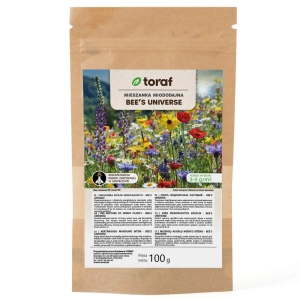 Łąka kwietna Mieszanka roślin miododajnych Bee's Universe nasiona 100g - TORAF 