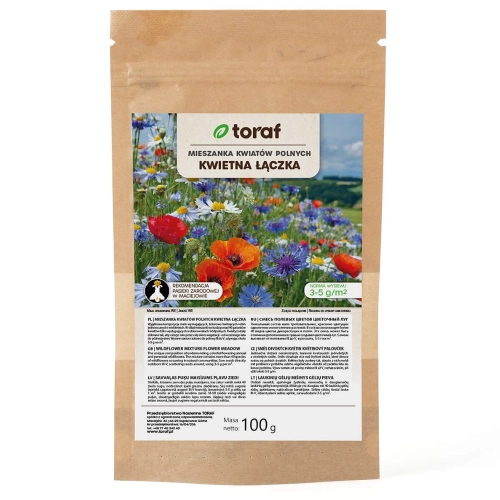 Mieszanka kwiatów polnych Kwietna Łączka nasiona 100g- TORAF