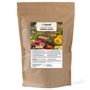  Łąka kwietna Mieszanka Kwiatów Express Łączka nasiona 1000g - TORAF