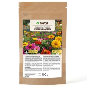 Łąka kwietna Mieszanka Kwiatów Express Łączka nasiona 100g - TORAF