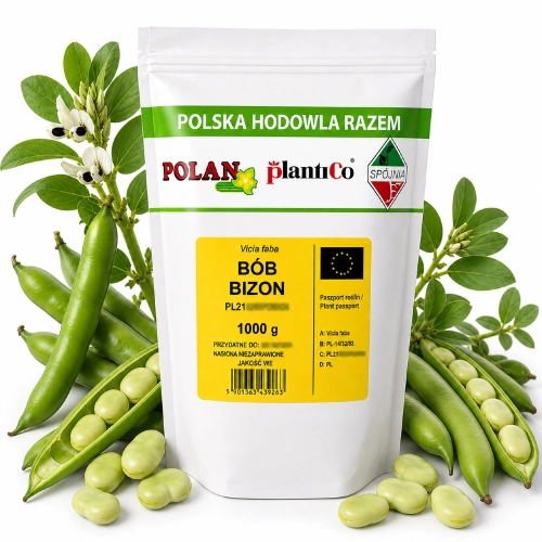 Bób Bizon nasiona 1000g - PlantiCo