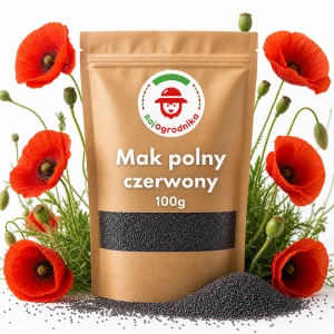 Mak polny czerwony nasiona 100g