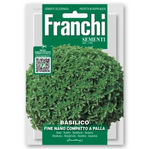 Bazylia grecka Palla Compatto nasiona 2g - FRANCHI