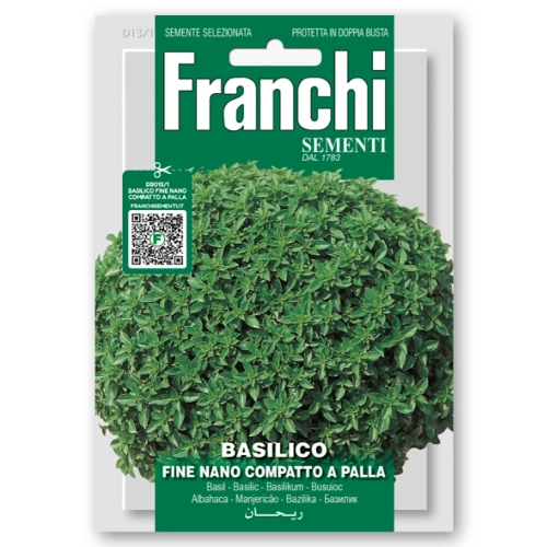 Bazylia grecka Palla Compatto nasiona 2g - FRANCHI