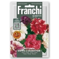 Petunia Doppia Multicolor pełne kwiaty nasiona 0,1g - FRANCHI