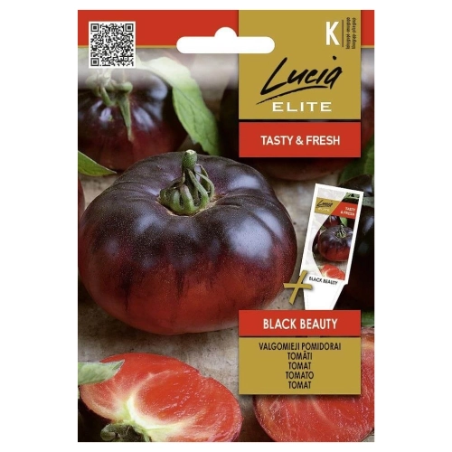 Pomidor Black Beauty odmiana o ciemnych owocach nasiona 0,1g - Lucia Elite