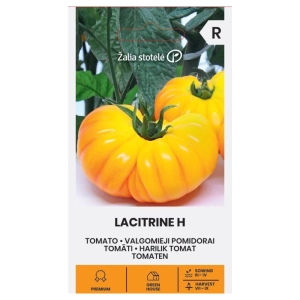 Pomidor Lacitrine H o dużych żółtych owocach nasiona 5 szt. - Žalia stotelė