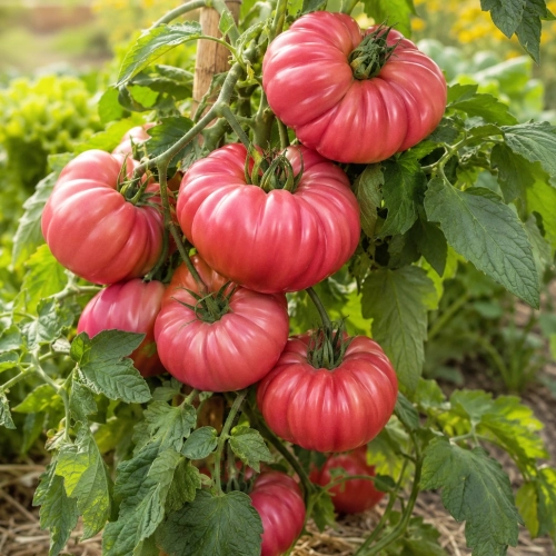 Pomidor Cassarosa H o dużych malinowych owocach nasiona 5 szt. - Žalia stotelė