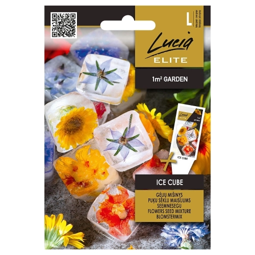 Mieszanka kwiatów jadalnych Eatable Ice Cube nasiona 5g - Lucia Elite
