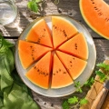 Arbuz Orangeglo odmiana o pomarańczowym słodkim miąższu nasiona 1g - Žalia stotelė