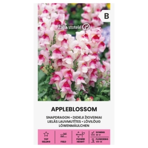 Lwia paszcza Appleblossom odmiana o pięknych kwiatach nasiona 0,5g - Žalia stotelė