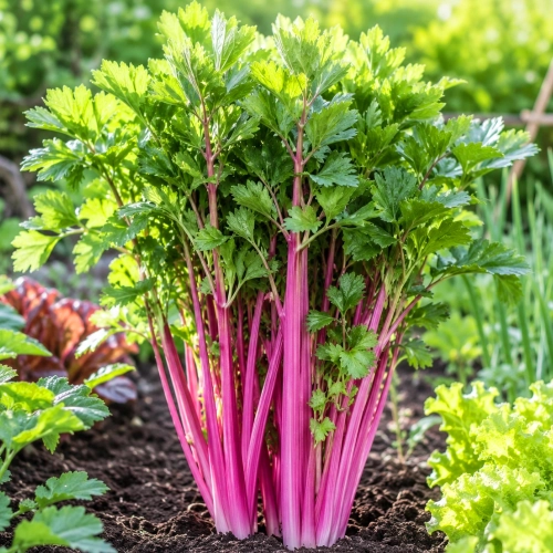 Seler naciowy Chinese Pink Celery (RS-Se-01.22) o smacznych aromatycznych łodygach nasiona 0,1 g - ReinSaat