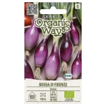 Cebula Rossa di Firenze bardzo smaczna odmiana nasiona ekologiczne 1,5 g - Organic Way
