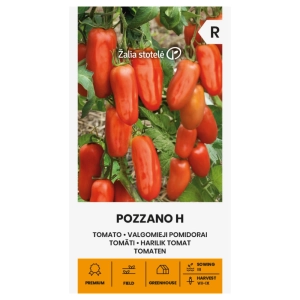 Pomidor Pozzano H odmiana mieszańcowa typu San Marzano bardzo plenna nasiona 7 szt. - Žalia stotelė