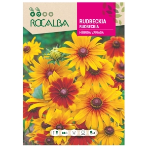 Rudbekia mieszańcowa Mixed o pięknych kolorowych kwiatach nasiona 3 g - Rocalba