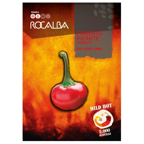 Papryka ostra Red Cherry Small ostrość 5000 pcs. Scoville nasiona 0,5 g - Rocalba