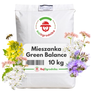 Mieszanka Green Balance Poplonowa Gorczyca Facelia Rzodkiew Gryka nasiona 10 KG - RajOgrodnika