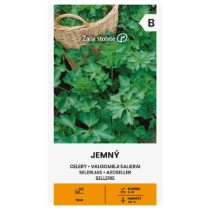 Seler liściowy Jemný odmiana o smacznych aromatycznych liściach nasiona 0,2 g - Žalia stotelė