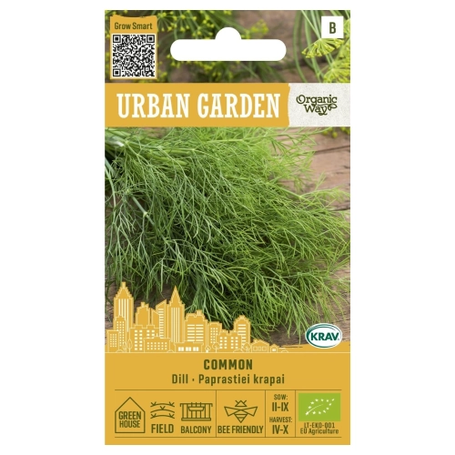 Koper ogrodowy Common Urban Garden bardzo smaczna odmiana nasiona ekologiczne 3 g - Organic Way