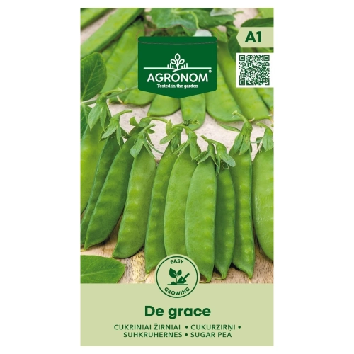 Groch cukrowy De Grace bardzo smaczna i plenna odmiana nasiona 10 g - AGRONOM