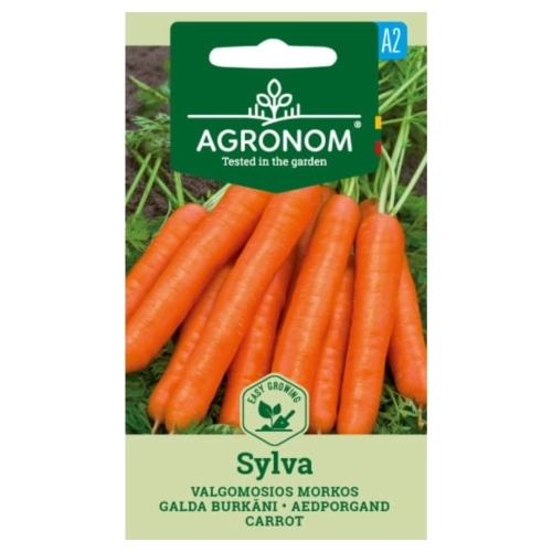 Marchew Sylva odmiana średnio wczesna bardzo plenna nasiona 3 g - AGRONOM